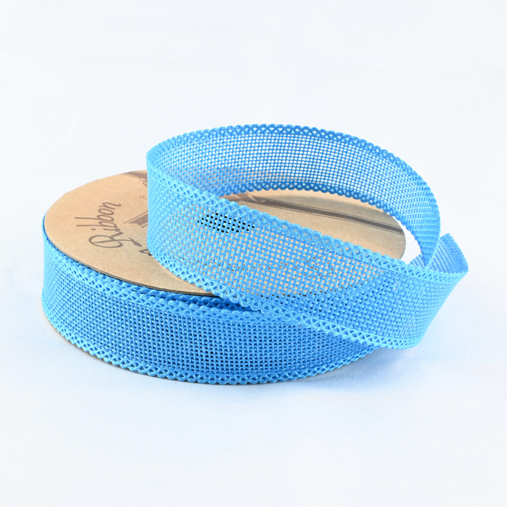 solid color 2.5cm 3.8cm Straight edge burlap ribbon