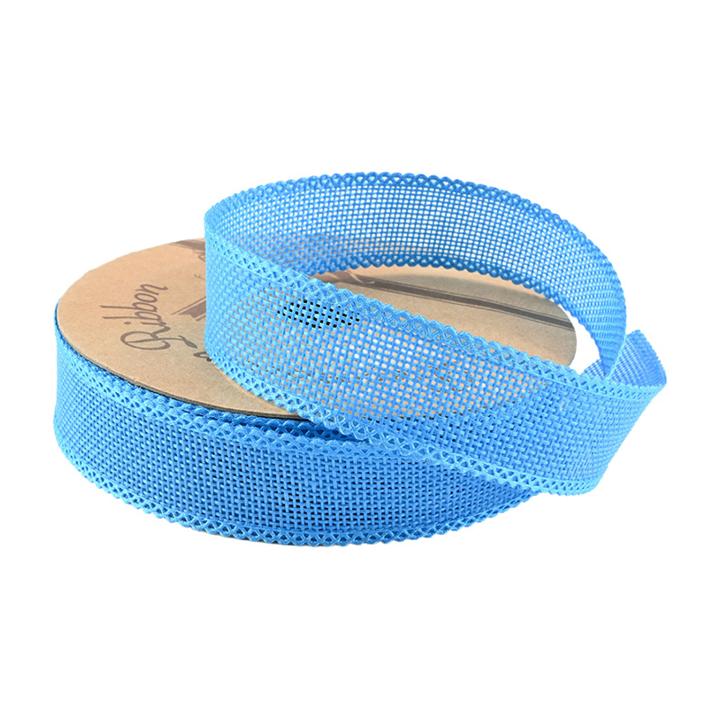 solid color 2.5cm 3.8cm Straight edge burlap ribbon